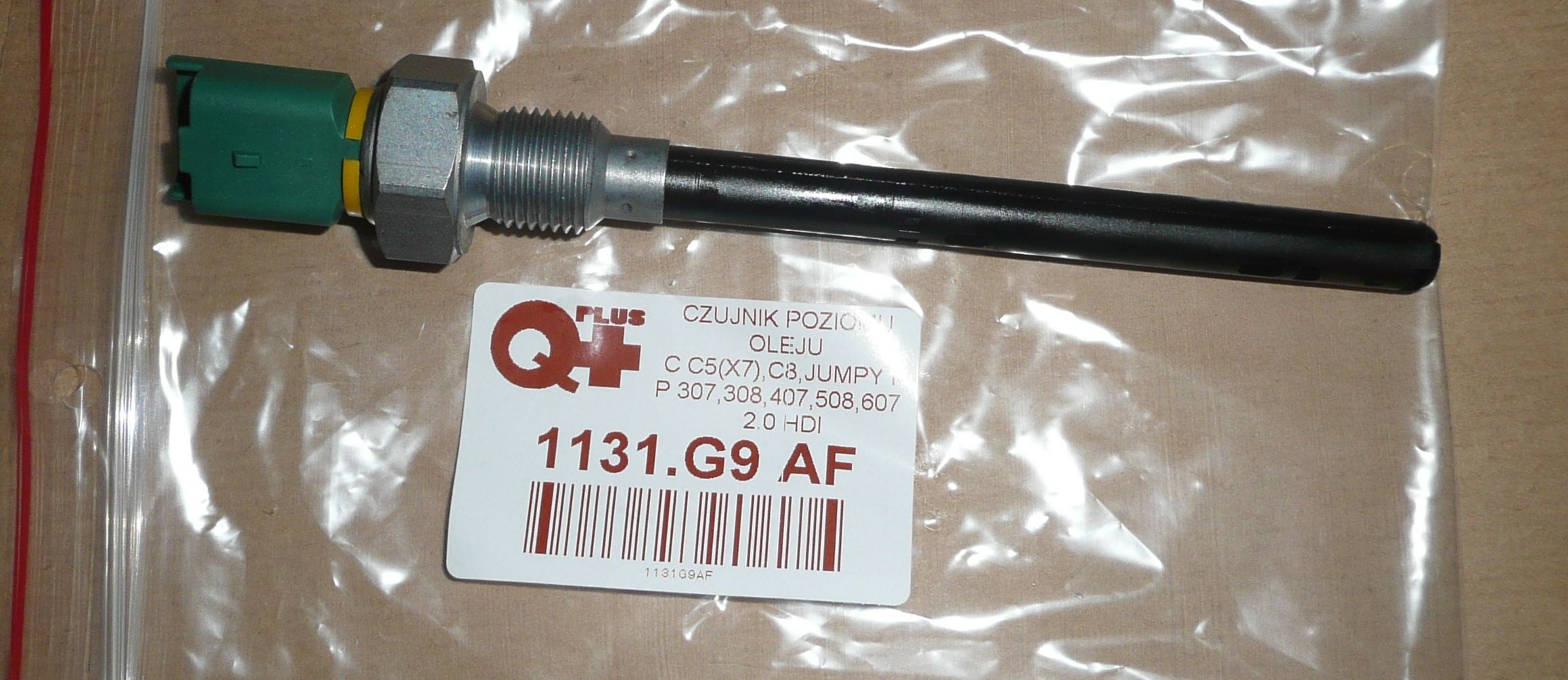 1131.G9 AF CZUJNIK POZIOMU OLEJU C C4,P307 2.0HDI